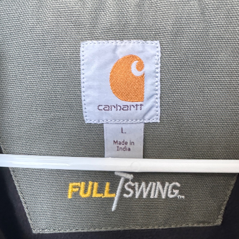 Carhartt Mens Olive Heavy Duty Jacket - Picture 2 of 6